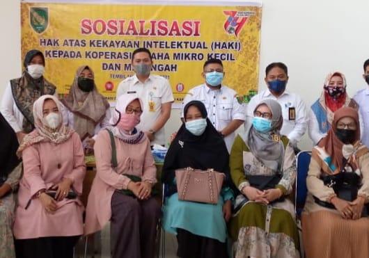 Harap Pelaku Usaha Produksi Karya Cipta, Diskop dan UKM Inhil Lakukan Sosialisasi HAKI